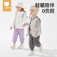 貝肽斯兒童羽絨褲2025新款男女童寶寶外穿秋冬款90白鴨絨保暖褲子