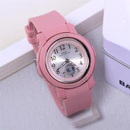 卡西歐BA110 BABYG馬卡龍彩虹色防水運動(dòng)學(xué)生手表女 BA-110 BGD10 BGA-2900AF-4粉紅色太陽(yáng)能電波