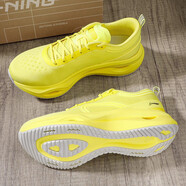 李寧（LI-NING）驚鴻跑步鞋女鞋2025春季新款網(wǎng)面潮流休閑運動(dòng)跑鞋女ARHU006 熒光亮黃(2025新款) 36