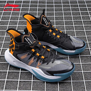 李寧（LI-NING）籃球鞋男夏季新款網(wǎng)面透氣運動鞋夏天比賽專業(yè)球鞋 黑色 40