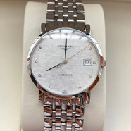 【二手99新】浪琴（LONGINES）男表博雅系列 商務(wù)休閑男士超薄自動機(jī)械手表 瑞士品牌天文臺認(rèn)證 34.5mm 白盤鉆刻 L4.809.4.77.6