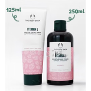 美體小鋪 【七夕禮物】美體小鋪VE夜間雙效保濕精華油 30ml質(zhì)感輕盈長效 洗面奶+爽膚水375ml