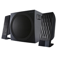 麥博M300BT 多媒體音響有源 2.1重低音炮臺式電腦藍(lán)牙音箱家用 M300BT黑色藍(lán)牙版