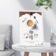 得印(befon)L型立牌 A5臺簽臺卡 前臺展示牌 亞克力高清透明桌牌告示牌商場產(chǎn)品介紹標牌架 白色5535