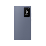 三星（SAMSUNG）S24 Ultra插卡式智能視窗保護套 原裝手機殼 翻蓋手機套 原廠手機殼  SM-S9280手機殼  S24Ultra 紫色