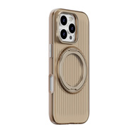 鐵布衫【360°旋轉(zhuǎn)】適用蘋(píng)果16promax支架手機(jī)殼iPhone16pro瓦楞磁吸保護(hù)套16Plus高級(jí)感全包防摔支架殼 【鈦金暗影360支架殼】玫瑰金 iPhone 16 Pro Max