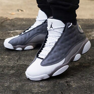 耐克（NIKE）男鞋Air Jordan 13 AJ13緩震籃球鞋運動鞋888164-601 414571-016 霧霾 元祖灰 43