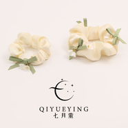 鈴蘭花發(fā)繩頭繩女簡(jiǎn)約ins風(fēng)森女系高級感蝴蝶結大腸發(fā)圈溫柔皮筋 [2個(gè)裝]浪漫2件
