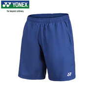 YONEX尤尼克斯羽毛球網(wǎng)球運(yùn)動服男短褲速干15048CR-629牛仔藏青XXL/XO