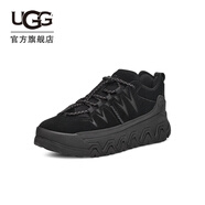 UGG春季新款男士厚底波浪鞋戶外休閑鞋 1158252BLK|黑色43