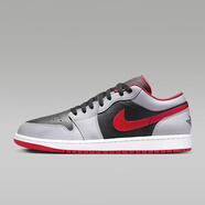耐克（NIKE） Jordan 1 Low AJ1低幫男子籃球鞋 DJ2756 黑灰紅553558-060 42