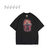 XVESSEL【漫威聯(lián)名】銀河護(hù)衛(wèi)隊(duì)T恤時(shí)尚潮流春夏短袖男女同款百搭 宇宙星云磨損印花y23x649b M
