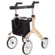 TRUST CARETrust Care 瑞典原裝進(jìn)口老人手推車(chē) 四輪助行器 助行車(chē) 升級(jí)款 香檳金