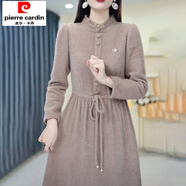 初徑秋冬款連衣裙女遮肚2025冬季新款加絨加厚配大衣內搭中長(cháng)款打底裙 圖片色 【專(zhuān)柜品質(zhì)】 XL 【建議116-125斤】