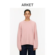 ARKET女裝 羊毛混紡寬松長袖毛衣針織衫春秋1248555006 粉色 S 165/88A