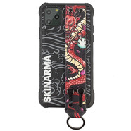 喬歡歡skinarma錦鯉浮雕腕帶iPhone11手機(jī)殼氣囊全包防摔適用蘋果xs max日本11pr 神龍腕帶 iphone11pro max 【氣囊防