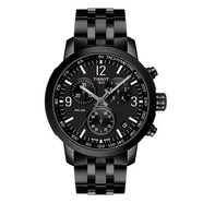 Tissot 天梭 瑞士手表 PRC200系列多功能鋼帶石英男士手表 T114.417.33.057.00