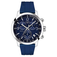Tissot 天梭 瑞士手表 PRC200系列多功能鋼帶石英男士手表 T114.417.17.047.00