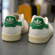 阿迪達斯 （adidas）三葉草女鞋春季新款運動(dòng)鞋防滑耐磨低幫板鞋時(shí)尚休閑鞋 FX5981/米白綠尾 36.5