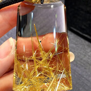 諾源珠寶 珍藏天然巴西鈦晶吊墜男女款 鈦晶貔貅觀(guān)音佛像項鏈掛件18K 款式二十