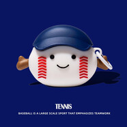 顧立 適用于蘋果Airpods 4代新款藍(lán)牙耳機(jī)保護(hù)套Airpods4代卡通可愛硅膠防摔軟殼蘋果四代個(gè)性潮酷 【棒球】 蘋果AirPods4（新款）