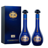 洋河夢(mèng)之藍夢(mèng)6+M6+ 550ml 綿柔濃香型白酒 高端送禮白酒 40.8度 550mL 2瓶 【配手提袋】