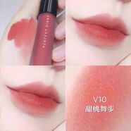 完美日記迷你絲絨唇釉v07霧面啞光v01不沾杯口紅v08中樣學(xué)生正品 V10甜跳舞步_帶細閃