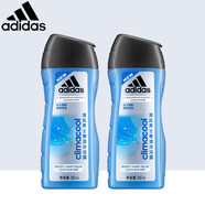 阿迪達(dá)斯 （adidas）男士洗發(fā)沐浴露二合一運(yùn)動后舒緩肌膚洗沐套裝深層清潔爽膚留香 【男士清風(fēng)款250ml*2瓶】