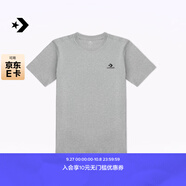 匡威（Converse）官方 簡(jiǎn)約刺繡純色短袖打底男T恤MCH688 10023876-A05 3XL