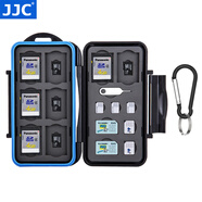 JJC 相機存儲卡盒 收納卡包 記憶短棒 SD TF CF SXS XQD SIM手機卡 內存卡保護盒微單單反卡盒 8張SD卡+8張TF卡+7張手機卡