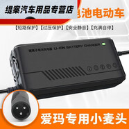 旭杉斯適用愛瑪鋰電池電動車充電器48V12AH14AH54.6V2A3a小麥頭DZL48120 48V2A(54.6V)_小麥頭