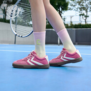 飛躍（Feiyue）女鞋復(fù)古德訓(xùn)鞋2024新四季款鞋子女士低幫板鞋潮流街拍運動休閑鞋 玫紅/米326 36