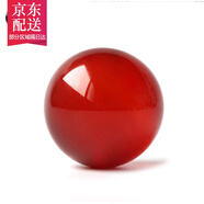 觀玉 優(yōu)質(zhì)紅瑪瑙紅色圓珠散珠 手工DIY女士手串手鏈配件珠子 直徑12毫米/單顆