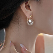 伊黛兒高級感耳釘2025新款耳飾女輕奢小眾設計高級感耳環(huán)氣質(zhì)耳鉤耳墜 后掛式耳環(huán)E2126