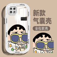 景那 適用oppoa72手機殼男a58新款a53保護套硅膠軟殼趣味搞怪透明全包防摔卡通外殼 透白-新仔吸飲料H oppoa53