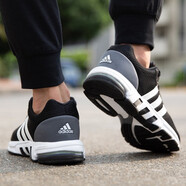 阿迪達(dá)斯 （adidas）男鞋秋季新款潮流鞋EQT緩震運(yùn)動(dòng)鞋透氣休閑跑步鞋 B96491/EQT潮流黑灰配色 44.5