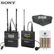 SONY索尼UWP-D21小蜜蜂 K29頻段 無線麥克風(fēng) 一拖一領(lǐng)夾式無線話筒 搭配電池充電器保護(hù)箱套裝
