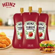 亨氏（Heinz）番茄醬 0添加袋裝番茄沙司 意大利面薯?xiàng)l醬 240g*3袋