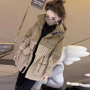 春秋外套女 杏色 S  建議110斤內