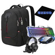 GYSFONE 惠普光影精靈9Victus游戲筆記本USB靜音風(fēng)扇散熱器暗影精靈10電腦支架降溫底座 【套裝】背包+鍵鼠套裝+電競耳機(jī)+鼠標(biāo)墊 暗影精靈9 （Intel 英特爾16.1英寸）