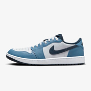 耐克（NIKE）Air Jordan 1 Low Golf AJ 1  喬1男子高爾夫球鞋 白 風(fēng)暴藍 深海藍DD9315-115 42