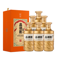 品調匠醬香型白酒 貴州茅臺鎮 純糧固態(tài) 高檔茅味高粱 禮盒 53度 6瓶 品調匠地紀（整箱）