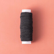 長(cháng)科超細松緊線(xiàn)高彈力耐用縫紉機專(zhuān)用彈力線(xiàn)縫衣服領(lǐng)口袖口收緊橡筋線(xiàn) 小卷黑色1個(gè)