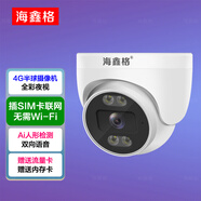 海鑫格終身免流量攝像頭4g監(jiān)控器家用免費(fèi)無限流量不充值繳費(fèi)插卡手機(jī)遠(yuǎn)程電梯車載不用網(wǎng)絡(luò)無需連wifi 【4G吸頂半球】終身流量免充值+語音通話+回放免費(fèi) 128G內(nèi)存卡 6年老店+9年監(jiān)控老品牌+一年