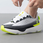 安德瑪（Under Armour）跑步鞋男 緩震舒適輕便透氣低幫休閑運動鞋子 3027190-103 42.5