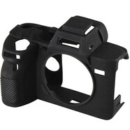 qeento保護(hù)套a適用于索尼A7R5 A1 α1 a7s3 A7M4相機(jī) 硅膠套 保護(hù)殼 黑色 索尼A7M4