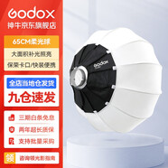 神牛（Godox） 保榮口燈籠柔光球65/85cm快裝柔光罩攝影直播間拍照折疊便攜球形遮菲柔光箱 65cm柔光球 官方標配