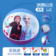 迪士尼（Disney） 籃球兒童幼兒園小學生卡通皮球男女孩手拍拍球1-3-6歲寶寶玩具 5號 艾莎公主