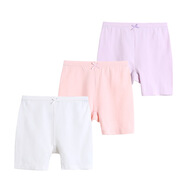 KIDS MAM&DAD女童短褲打底褲女孩純棉安全褲防走光女寶寶保險褲中大童夏季薄款 平角粉紫 120