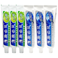 康齒靈牙膏康齒靈旋風(fēng)白牙膏套裝丹東老牌牙膏 康齒靈108g*3+旋白120g*3